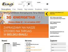 Tablet Screenshot of elkoep.pl